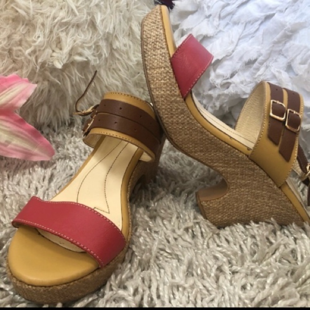 Diana Leather platform shoes‎
